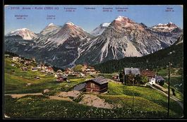 AK Arosa, Kulm, Furkahörner und Furkapass