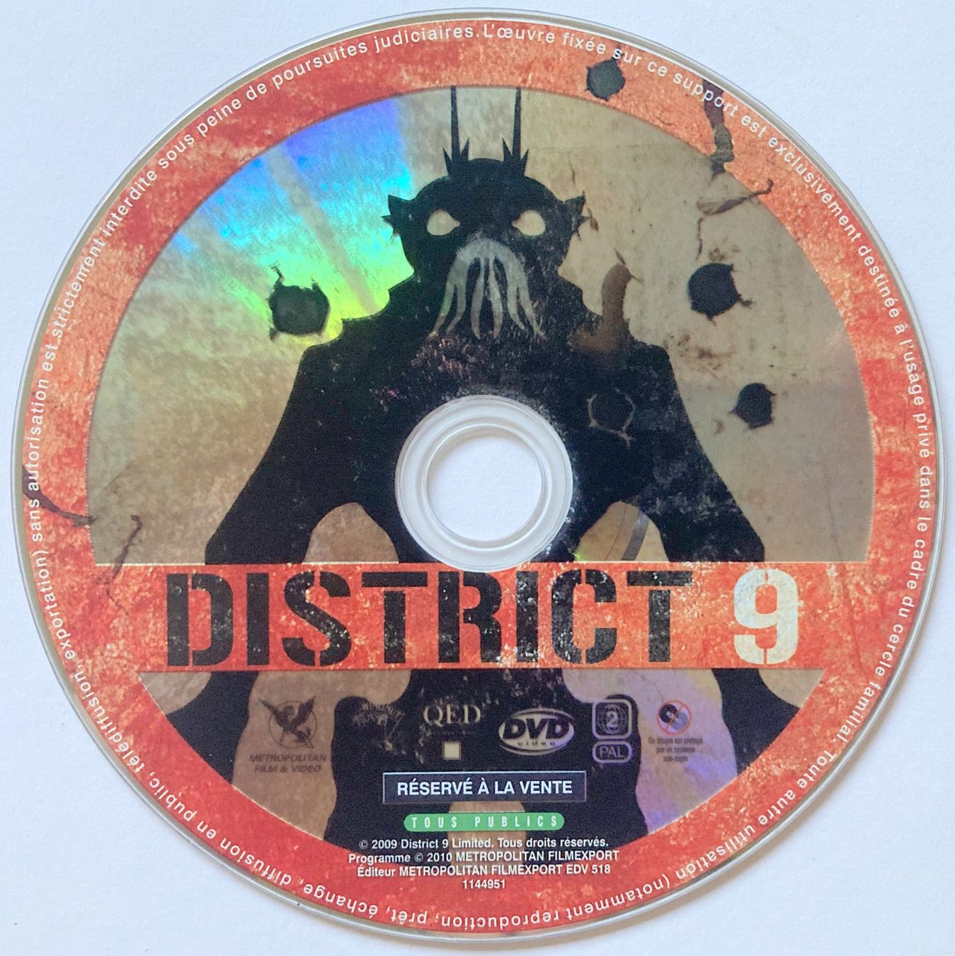 Tutti i DVDs: DISTRICT 9 (1 DVD) – Usato da Bottens venduto da hotter-than-hell 2