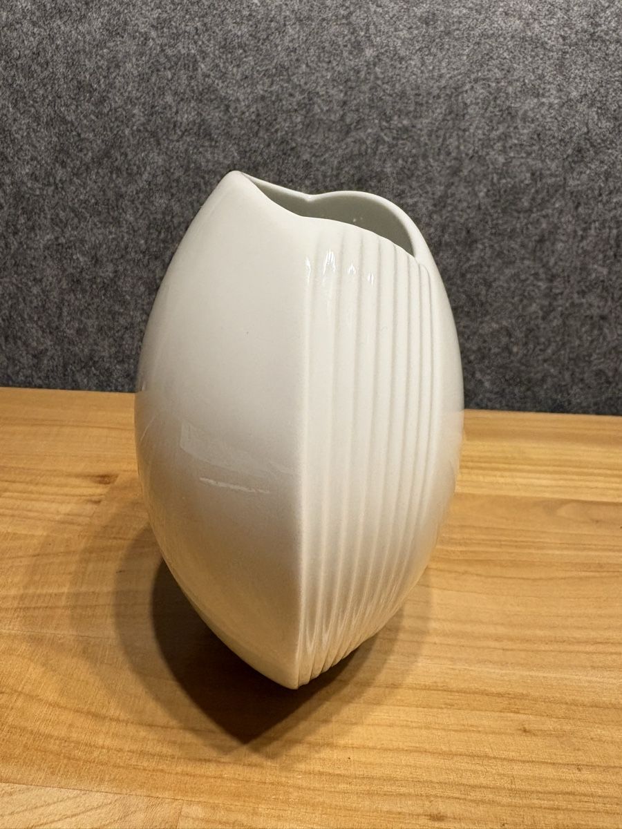 Vasi & Recipienti: Blumenvase Keramik weiss – Nuovo (secondo la descrizione) da Rümlang venduto da euqinom16 3