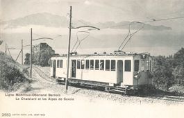 Montreux VD MOB Bahn Le Châtelard et Alpes de Savoie