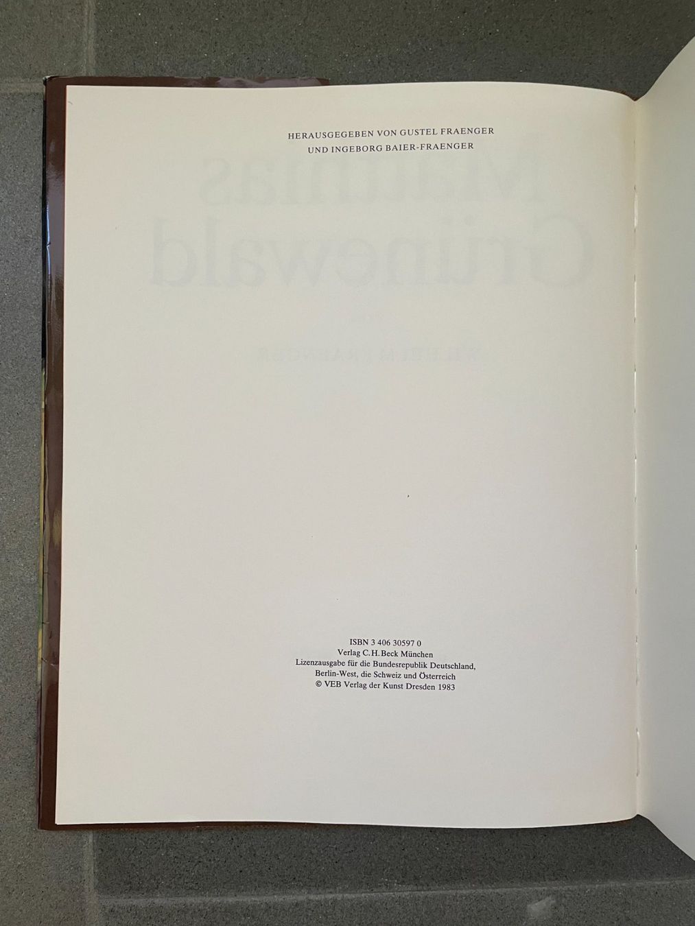 Libri: Matthias Grünewald (1983) – Usato da Zofingen venduto da angito 3