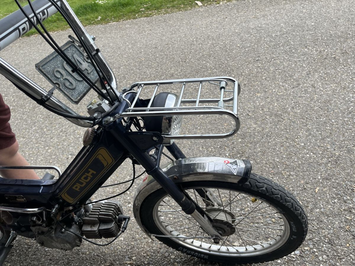 Parti ricambio per ciclomotori: Frontgepäckträger Puch Maxi und co – Nuovo (secondo la descrizione) da Hinwil venduto da Kaamil