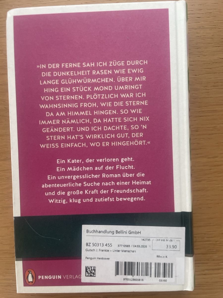 Libri: Frankie  unter Menschen von Jochen Gutsch – Nuovo (secondo la descrizione) da Stäfa venduto da maheauba 1