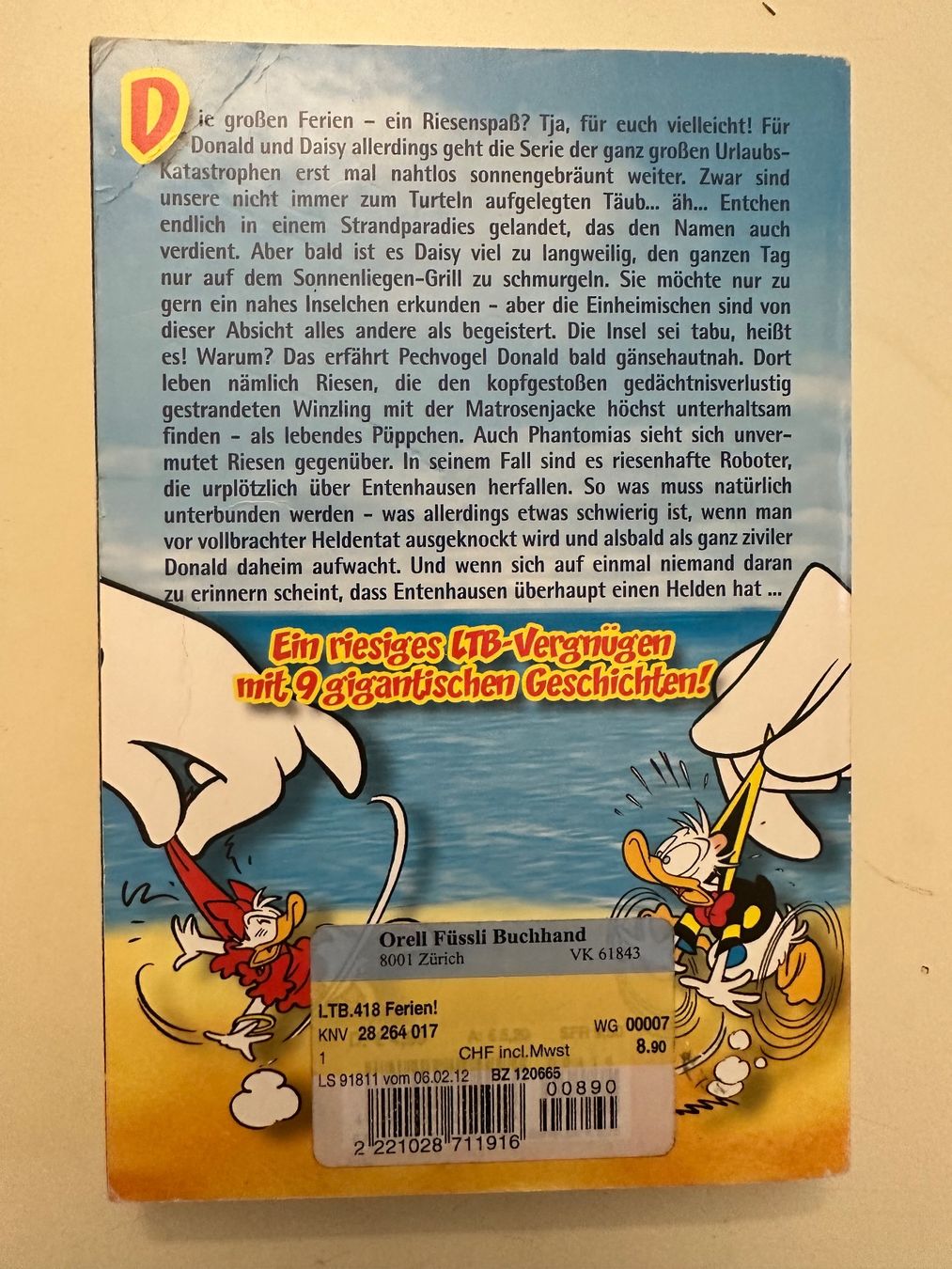 Fumetti: LTB LUSTIGES TASCHENBUCH 418 – Usato da Münsingen venduto da Ganjam 2