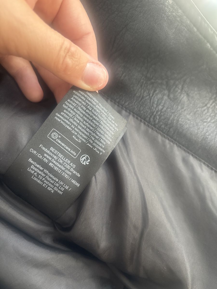 Vero Moda Giacche: Schwarze Kunstlederjacke Gr. L – Usato da Untervaz venduto da Efri33 6