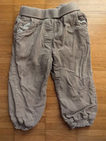Baby Cordhose Gr. 86 beige, warm für den Winter! ❄️