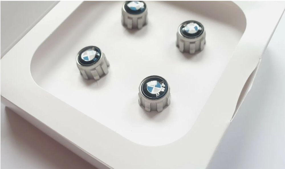 SET 4x Original OEM BMW Logo Ventilkappen für KfZ mit RDC (Neu und ...