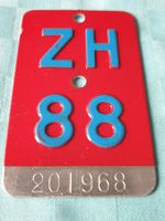 Velonummer ZH 88