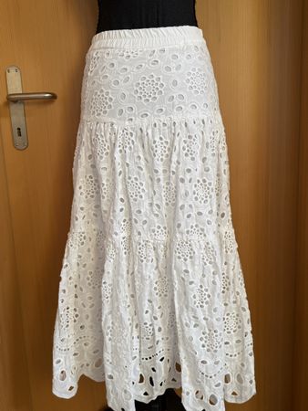 Boho Maxirock aus Baumwolle 