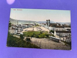 Einsiedeln ale Ak mit Kloster, Top Zustand! ungelaufen