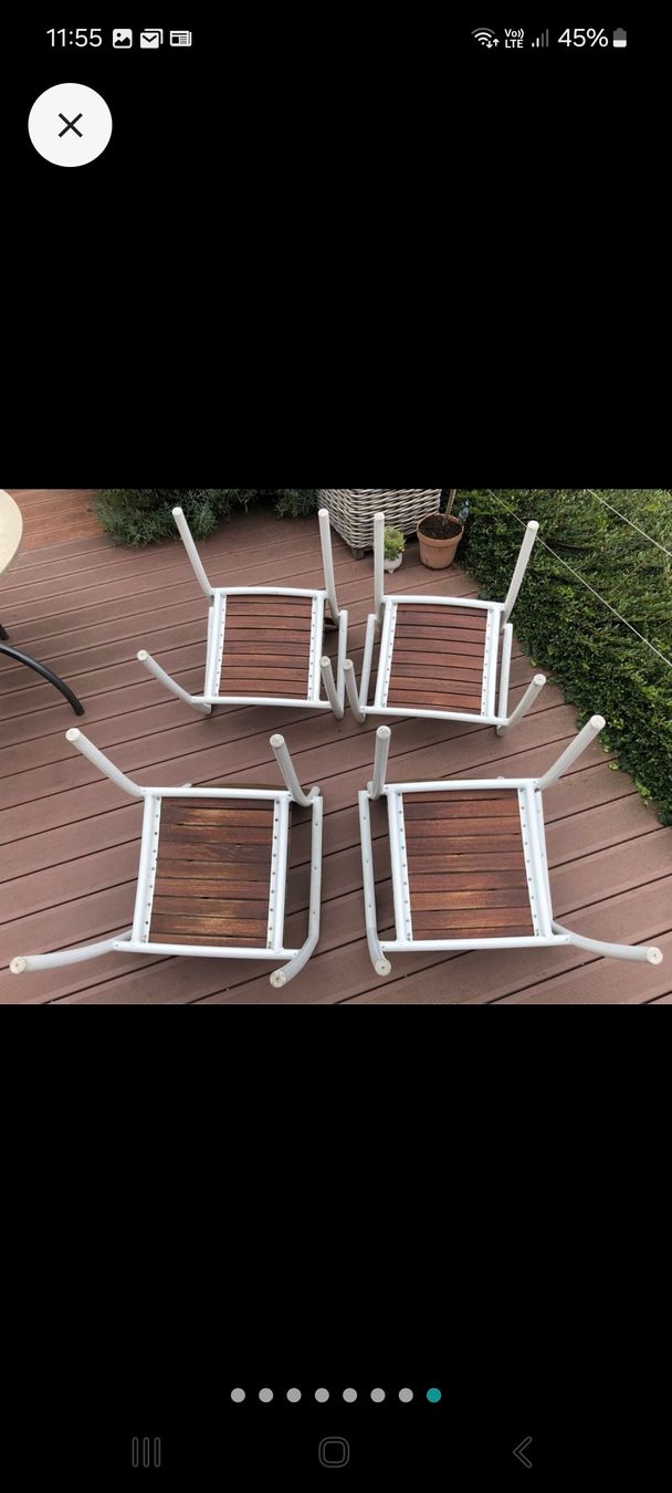 Sedie: Gartenstühle 4Stk. – Usato da Schänis venduto da Hoisepp 4