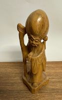 Holzfigur, Antiquität, Handgeschnitzt, 17 cm, Rarität