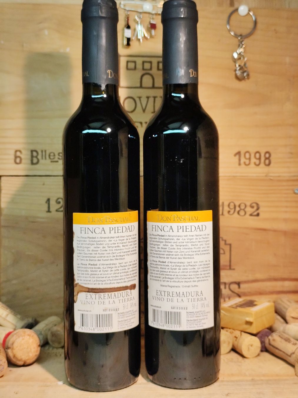 Vino: 2 x 2009 don Pasqual Extremadura – Nuovo e nell'imballaggio originale da Büsserach venduto da Vintage-vins 2