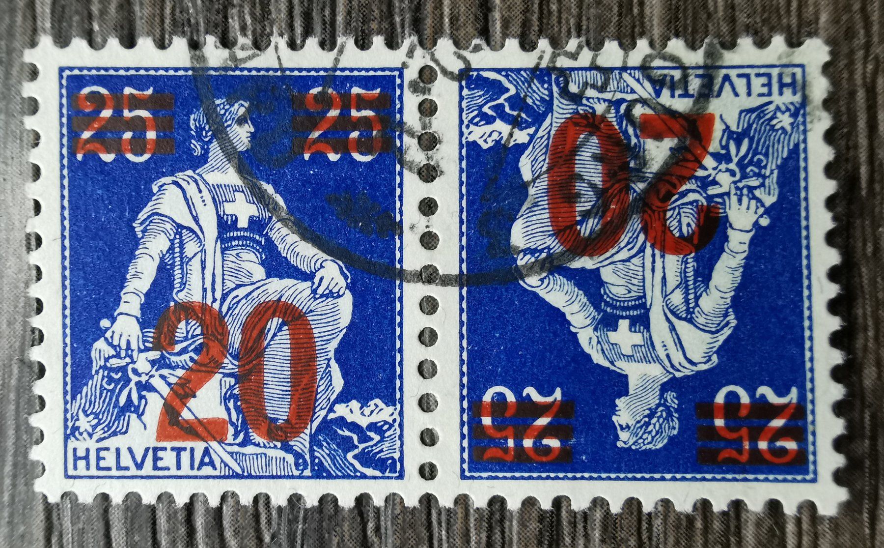 Tutti i francobolli: TR106 Timbre Suisse Oblitere 19xx – Usato da Cousset venduto da Patrick_Collections