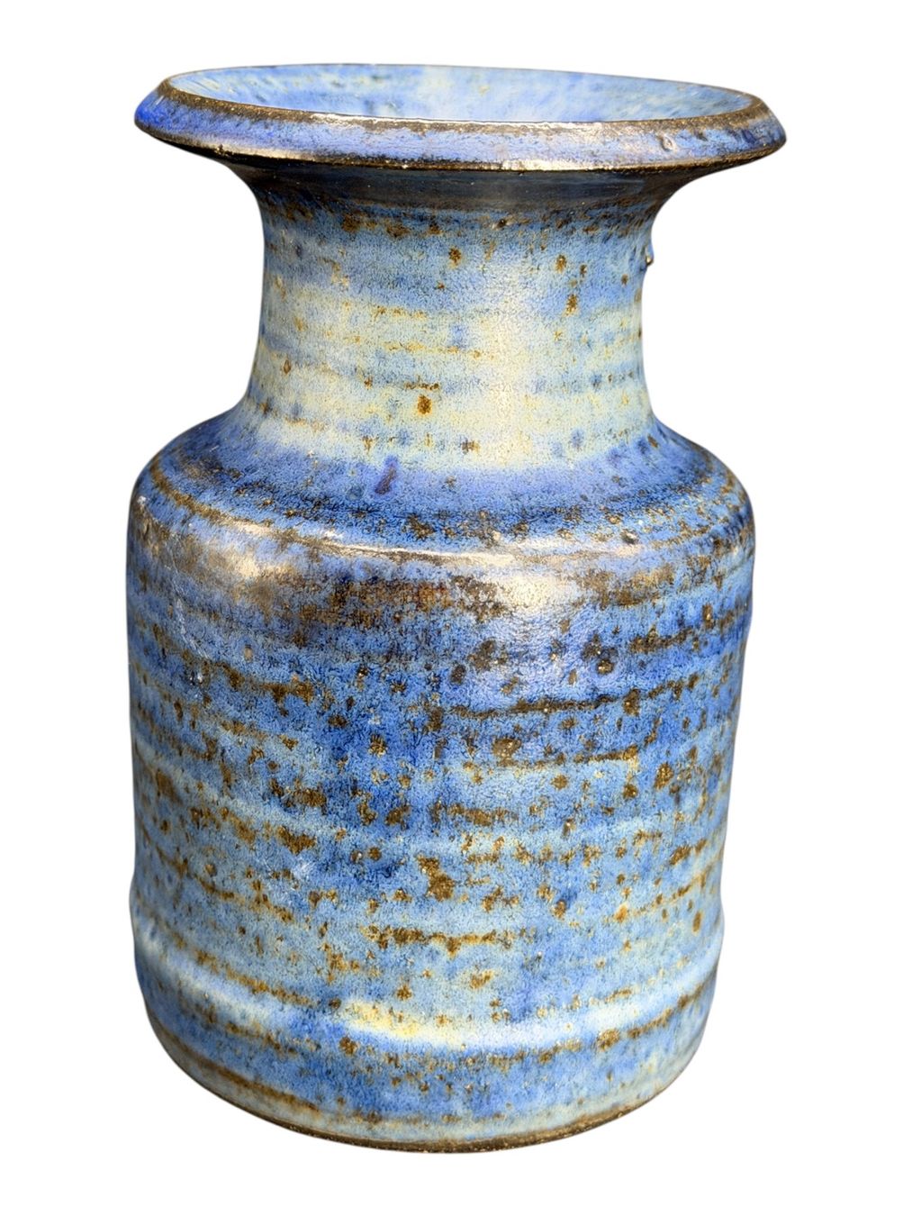Vasi & Recipienti: Superbe vase en grés émaillé Raku signée monogramme KF – Usato da Morges venduto da vintiques 2