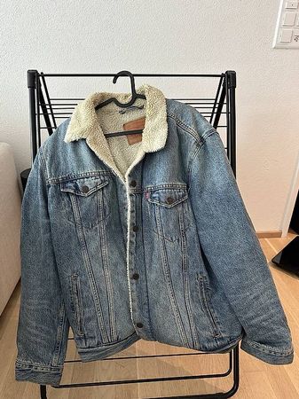 Levis Herren Jeansjacke Sherpa gefüttert