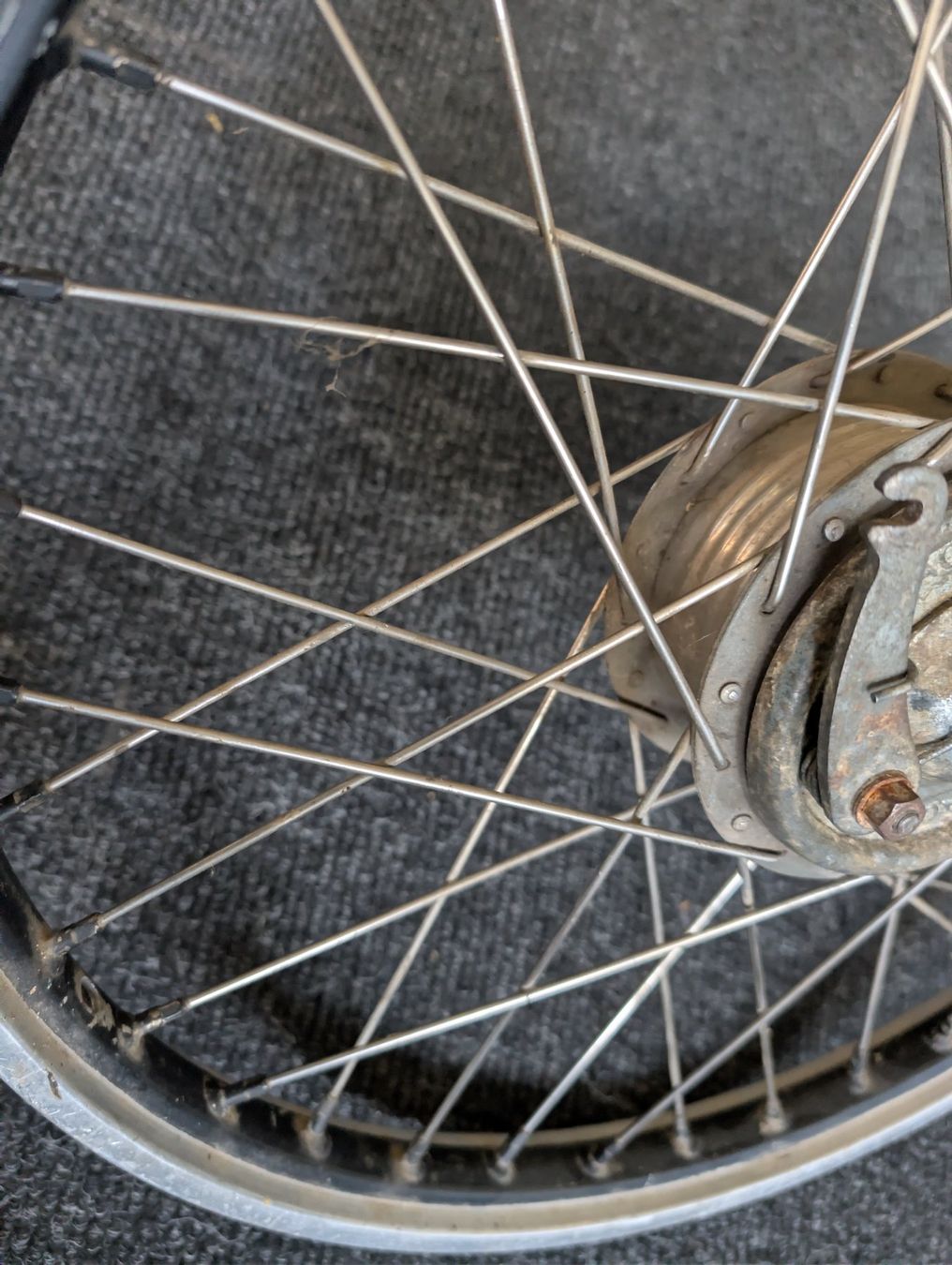 Weinmann Cerchioni: Sachs 17 Zoll Vorderrad – Usato da Mellingen venduto da Mech-Service 2