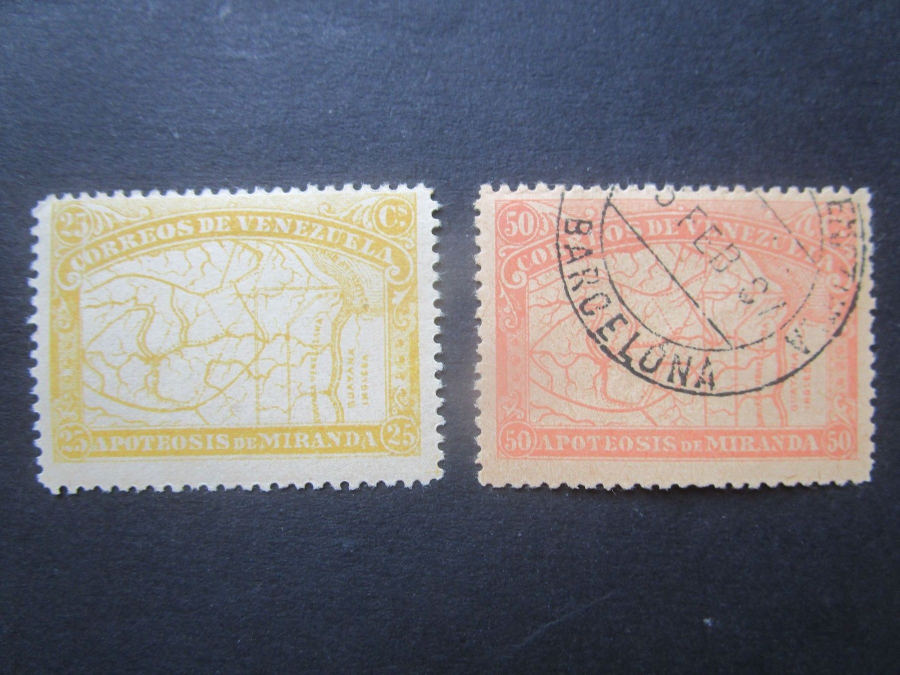 Tutti i francobolli: Venezuela   1896 – Usato da Dürnten venduto da tu5bo9