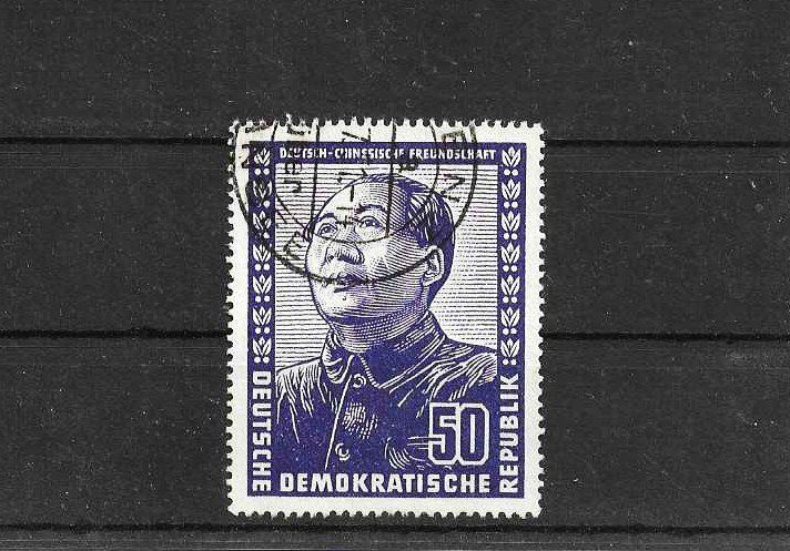 Tous les timbres: DDR 50 Pfg. MAO ZEDONG 1951 – D'occasion à Schlossrued par Aronliam