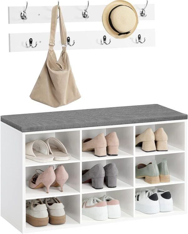 Garderobe: Garderobe Schuhregal Set mit 9 Fächern und Haken PHOENIX – Neu und originalverpackt aus Lachen SZ von sw3zzy 7