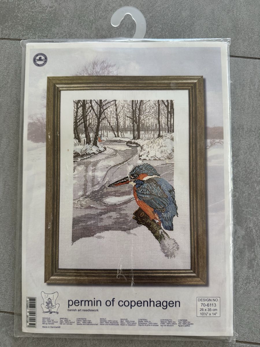 Foto & Immagini: Kreuzstichbild Eisvogel 26 x 35 cm – Nuovo (secondo la descrizione) da Fieschertal venduto da REZELL