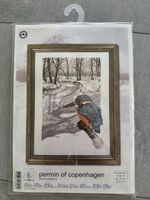 Kreuzstichbild Eisvogel 26 x 35 cm