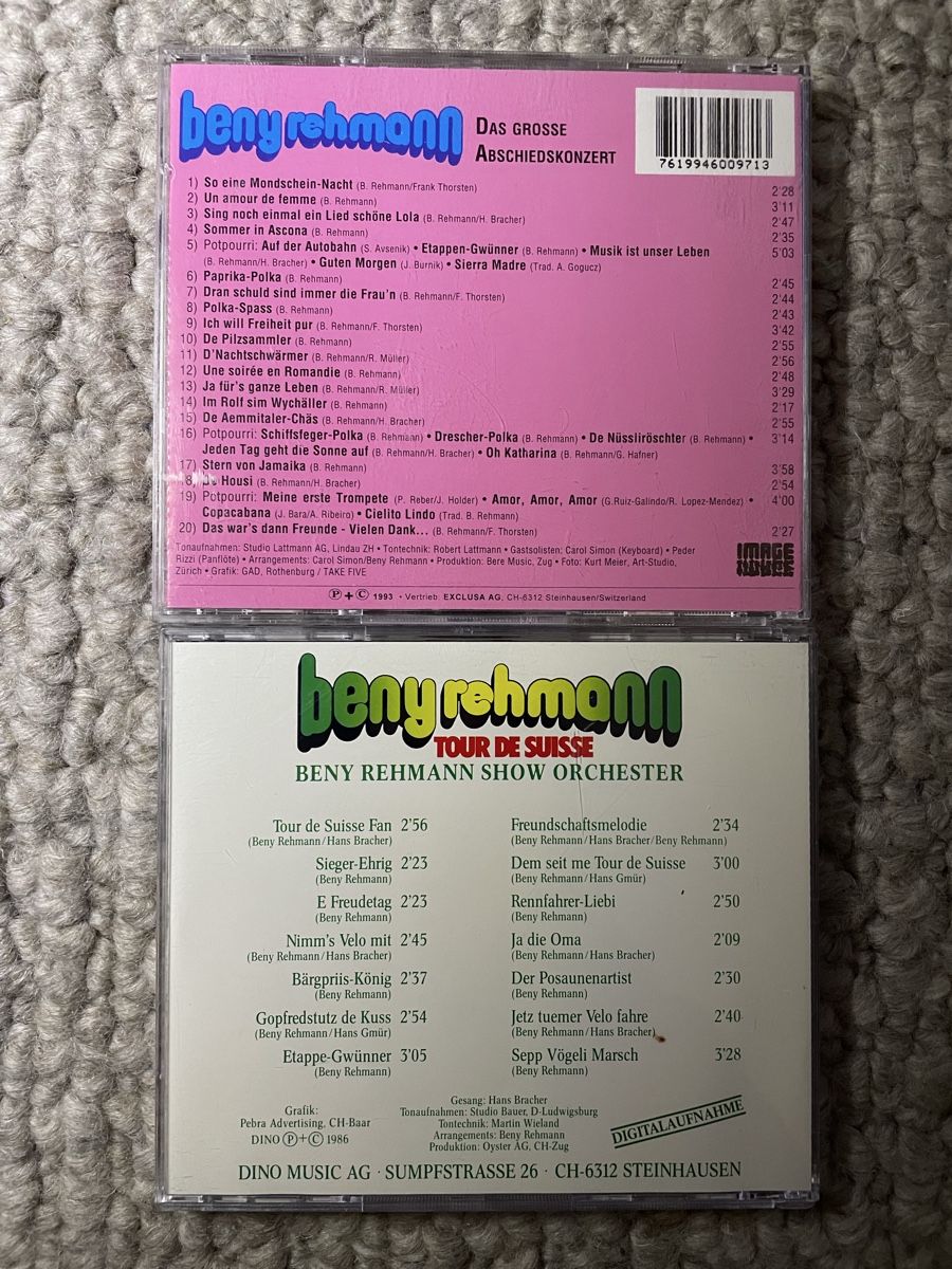 CD: 2x Beny Rehmann – Usato da Reinach AG venduto da trigger7811 1