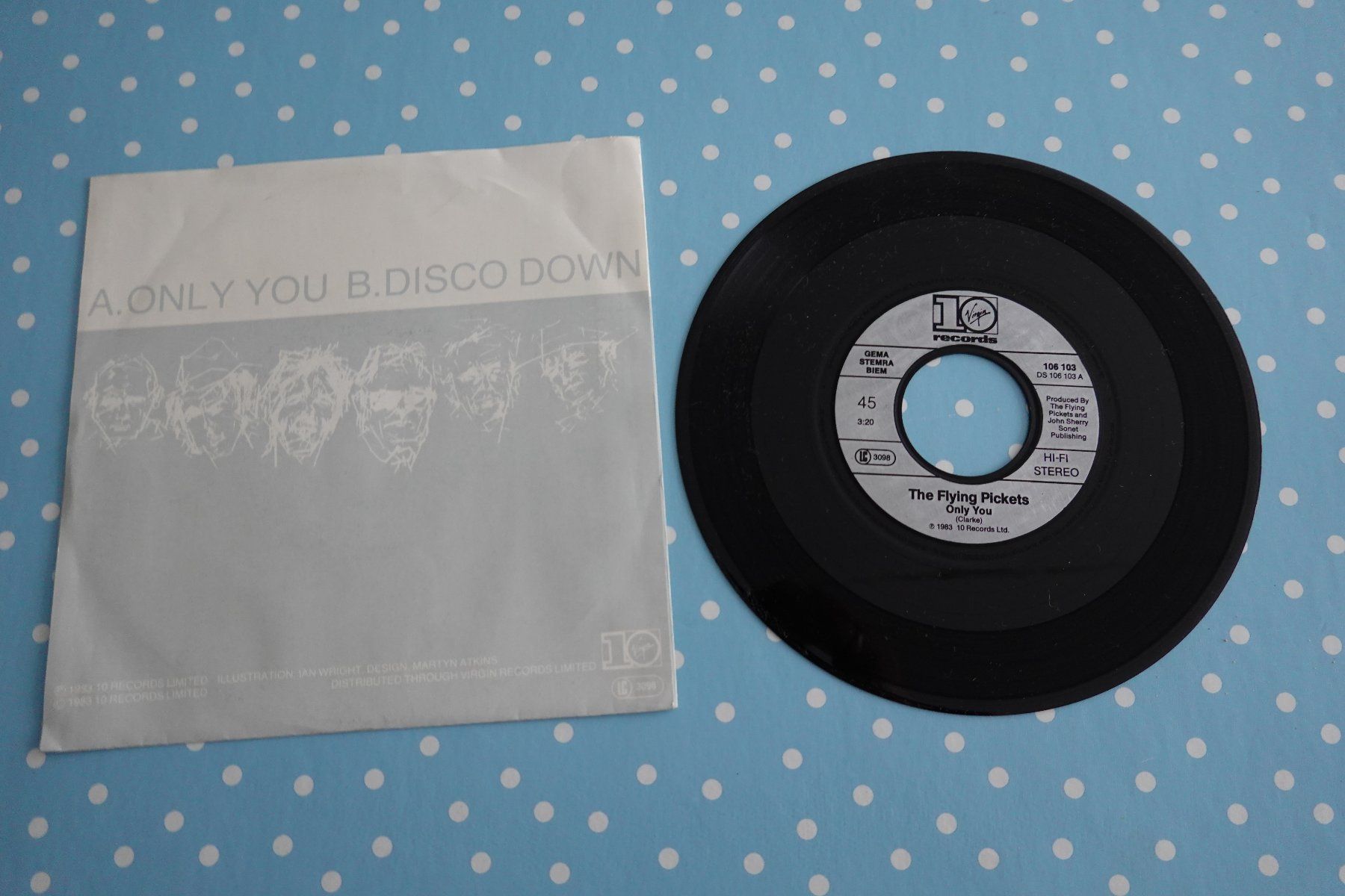 Dischi in vinile: The Flying Pickets - Only You / Disco Down - Single Vinyl – Usato da Jona venduto da JOberg_25 1