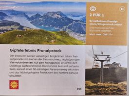 Gutschein Fronalpstock 2 für 1 Ticket