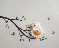 1 Stück Küken gehäkelt 720