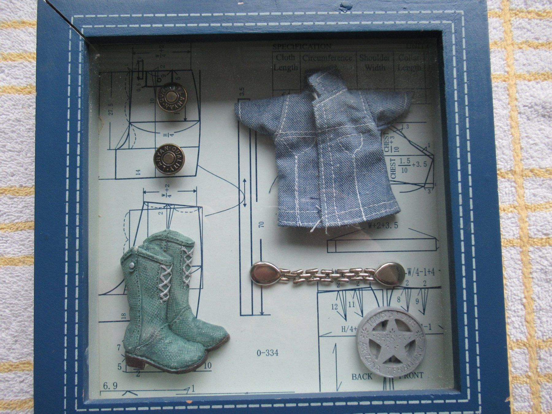 Altro in Decorazioni & Accessori: Alt Vintage Jeans Diorama Bild – Usato da Trimbach venduto da donlyn 5