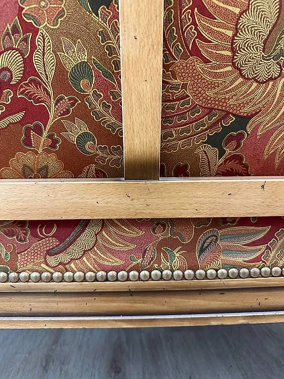 Divani: Vintage Lounge Sofa mit rotem Samtbezug – Usato da Obernau venduto da Arche_Noah_Brocki 6