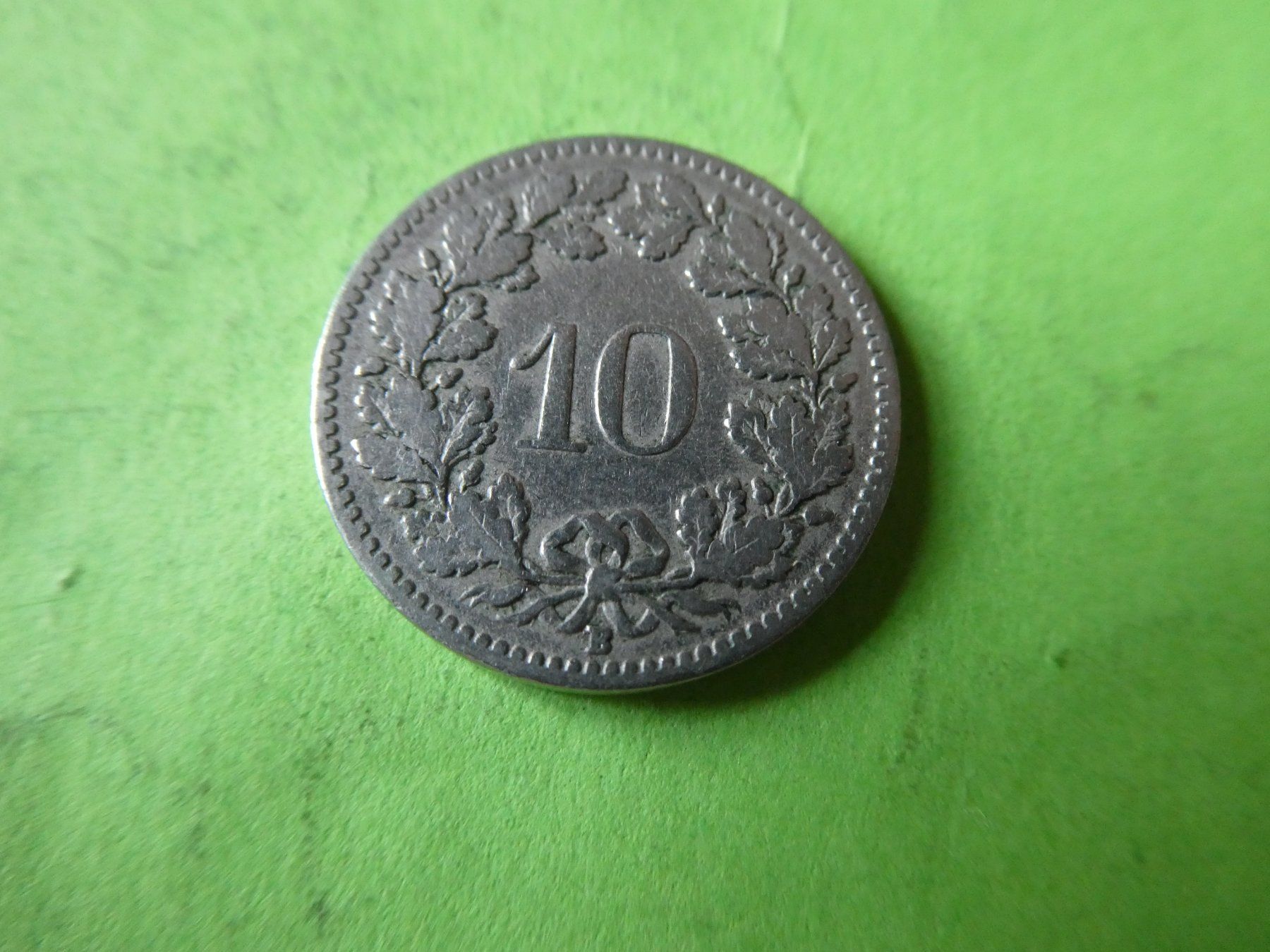 Tutti le monete: Schweiz 1902, 10 Rappen – Usato da Hinterforst venduto da Rohusri 1