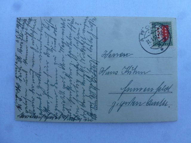 Cartoline postali: Ansichtskarte Arosa 1922 – Usato da Walkringen venduto da Casablanca777 1
