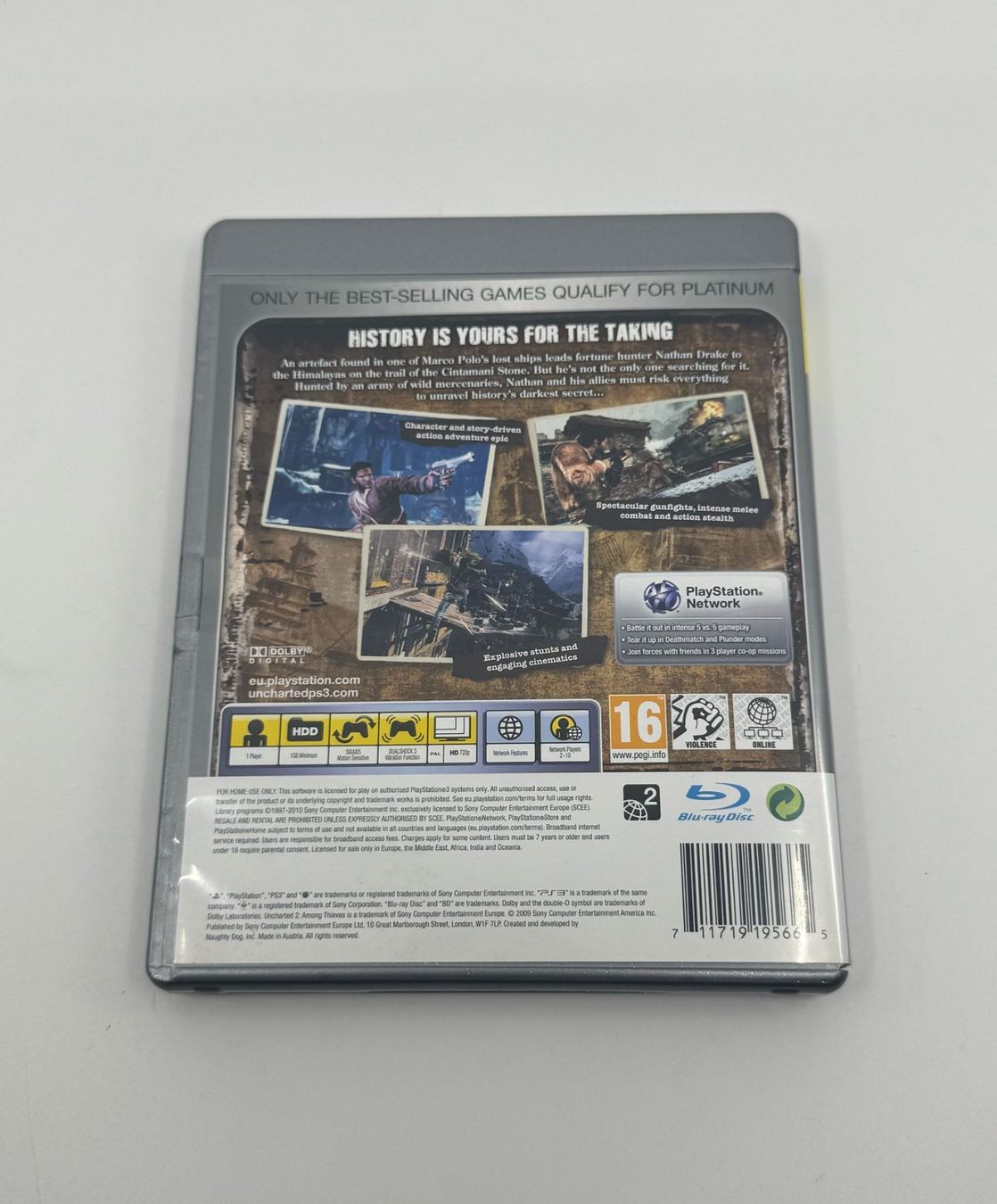 Sony Giochi: Uncharted 2 (Platinum) (PS3) – Usato da Herisau venduto da Seyashop1 2