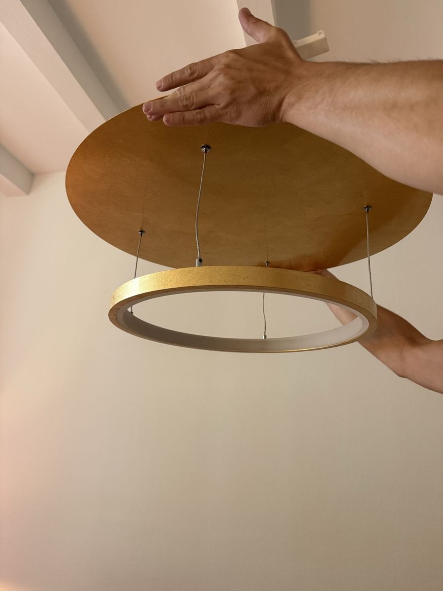 Lampadari & plafoniere: Paul Neuhaus LED Deckenleuchte rund gold – Usato da Zürich venduto da vik_wzv8