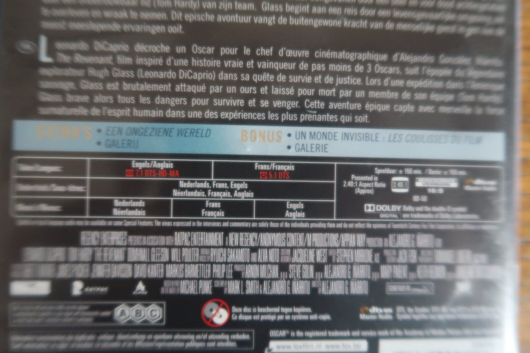 Alle DVDs: Blu-ray THE REVENANT    Français Anglais – Gebraucht aus Porrentruy von tupatup 5
