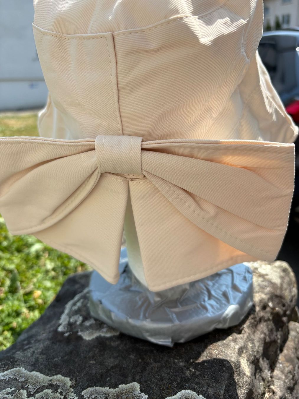 Hüte, Mützen & Caps: Toller Sonnenhut mit Schleife schwarz oder beige Fischerhut – Neu und originalverpackt aus Zürich von venusandmars 7