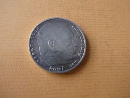 Dt. Reich 1936 D, 5 Reichsmark - Silber