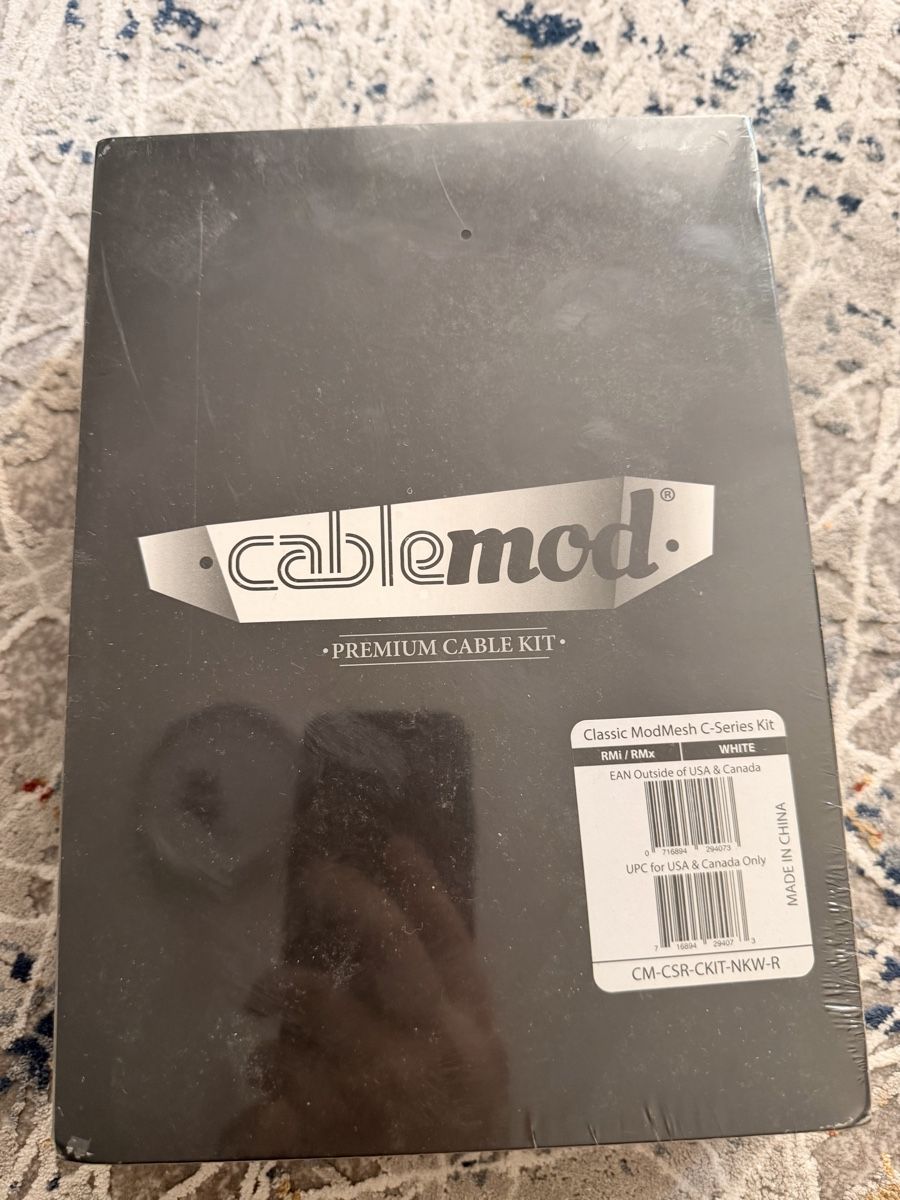 Cablemod Cavi: CableMod Classic ModMesh C-Series Kit - Weiß - NEU & OVP – Nuovo e nell'imballaggio originale da Zürich venduto da mer_6smm