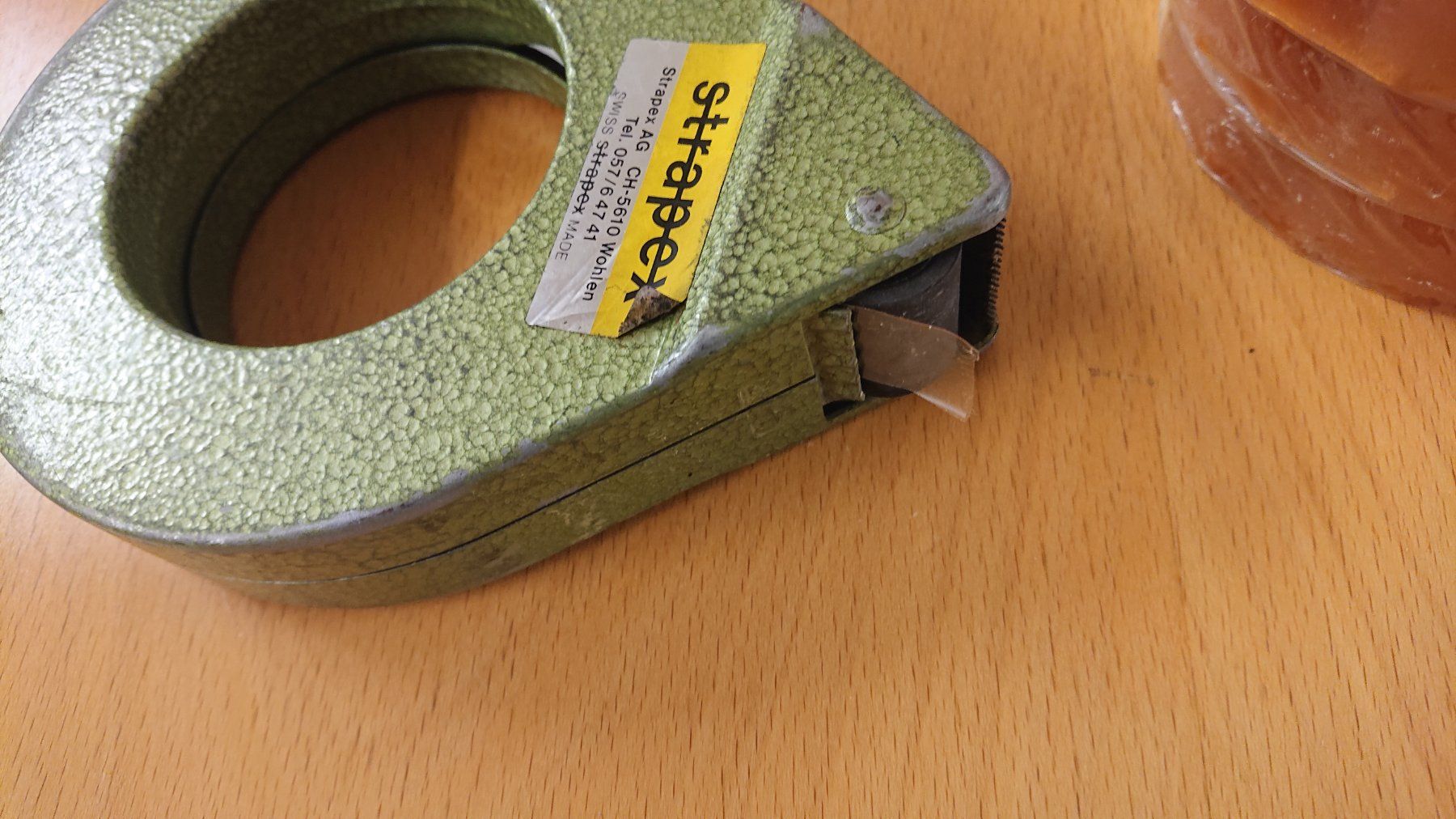 Strapex Bindegeräte: Handabroller für Klebeband Strapex 2cm – Gebraucht aus Reinach BL von Hampe45 1