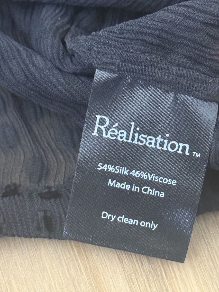 Camicette: Realisation Bluse/ Top Schwarz S, Neu – Nuovo e nell'imballaggio originale da Gümligen venduto da kleiderschrankbe6 7