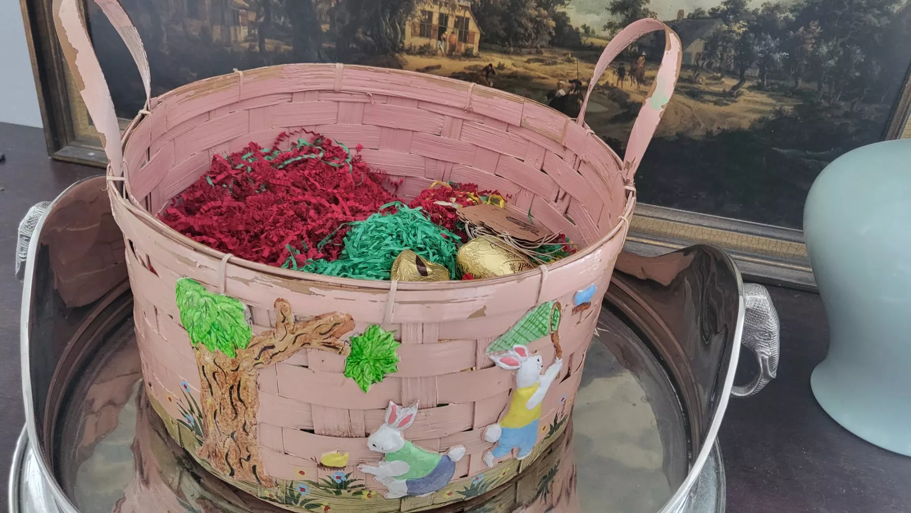 Sonstige Antiquitäten & Kunst: Osterkorb – Gebraucht aus meisterschwanden von ursm03