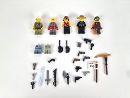 Lego Figuren und Waffen