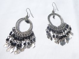 Grosse Vintage Ohrhänger, Oriental Style, Modeschmuck