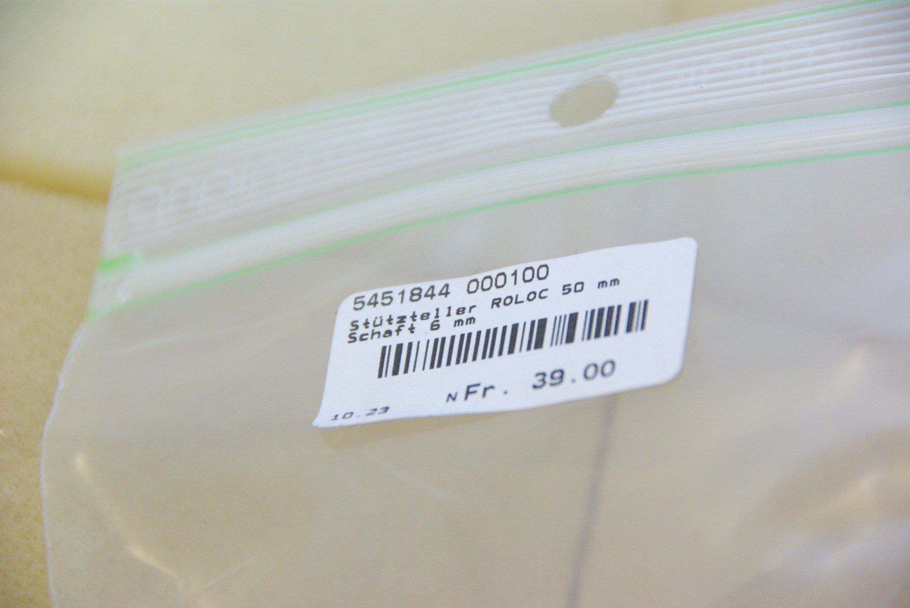 Alle Werkzeuge: Stützteller ROLOC 50mm mit 6mm Schaft – Neu und originalverpackt aus Herisau von Cevianer1844 2