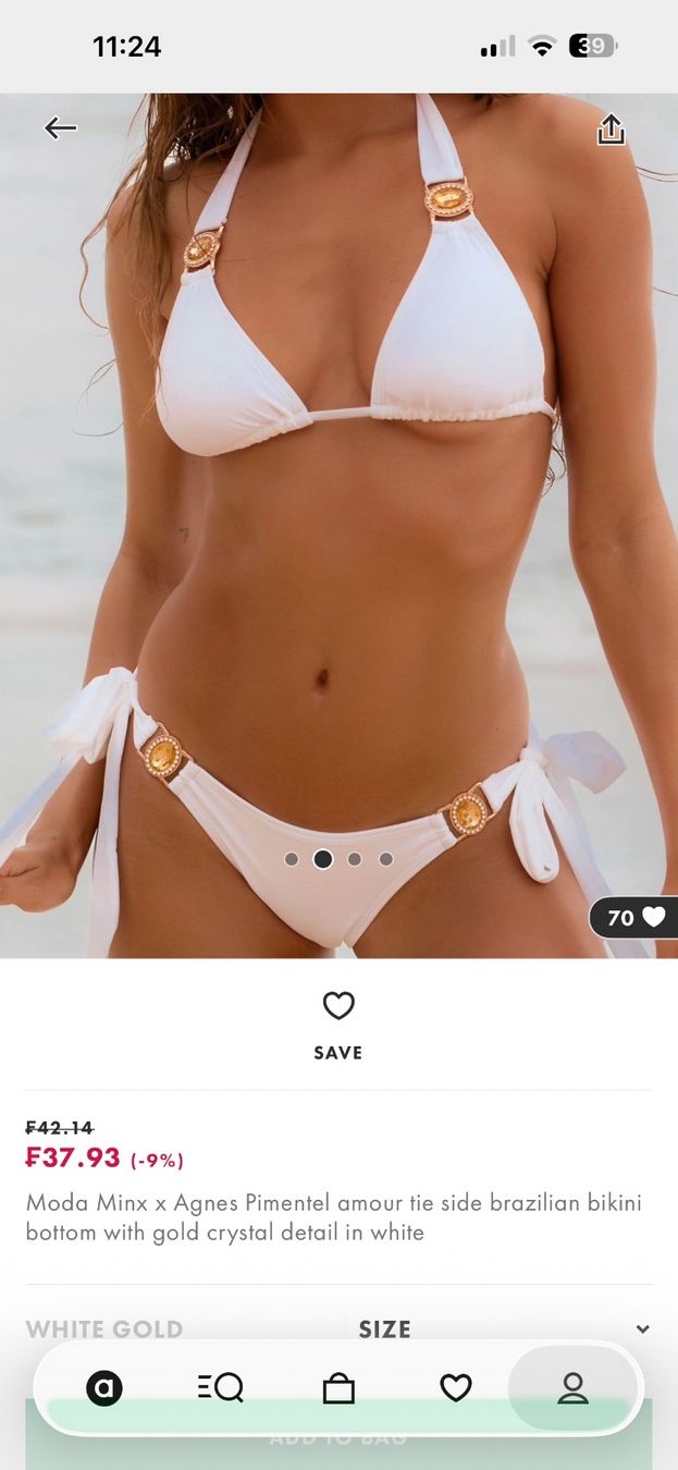 Costumi da bagno & Bikini: Weisses Bikini – Usato da Rupperswil venduto da vvaneyx