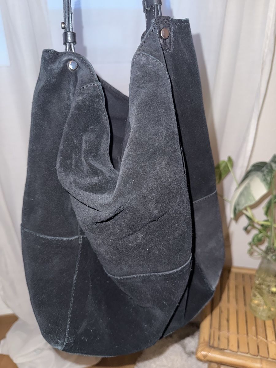 Taschen für Damen: Tasche Wildleder schwarz – Gebraucht aus Mörschwil von Seegurke18 1