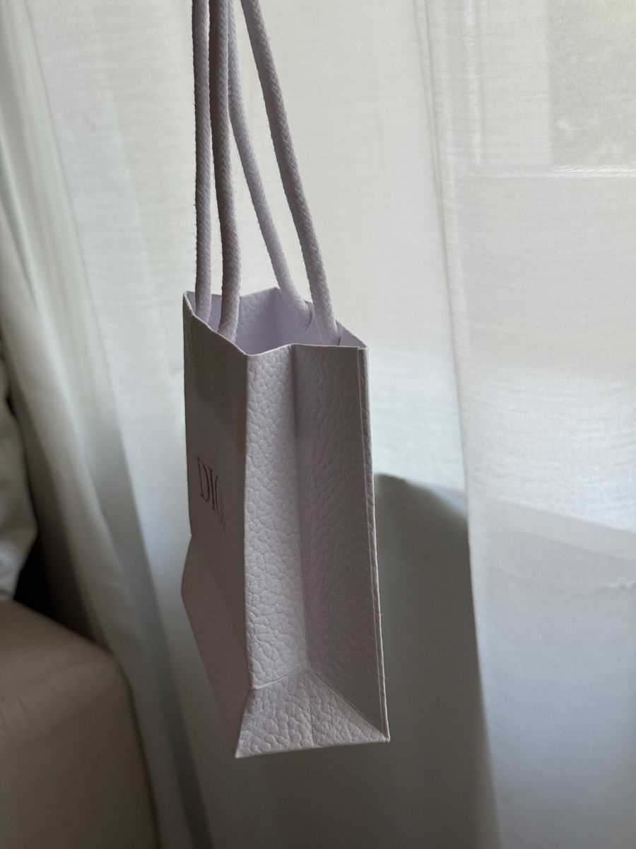 Dior Taschen: Dior Papiertasche klein weiss/gold – Neu und originalverpackt aus Zürich von Coco.swiss 1