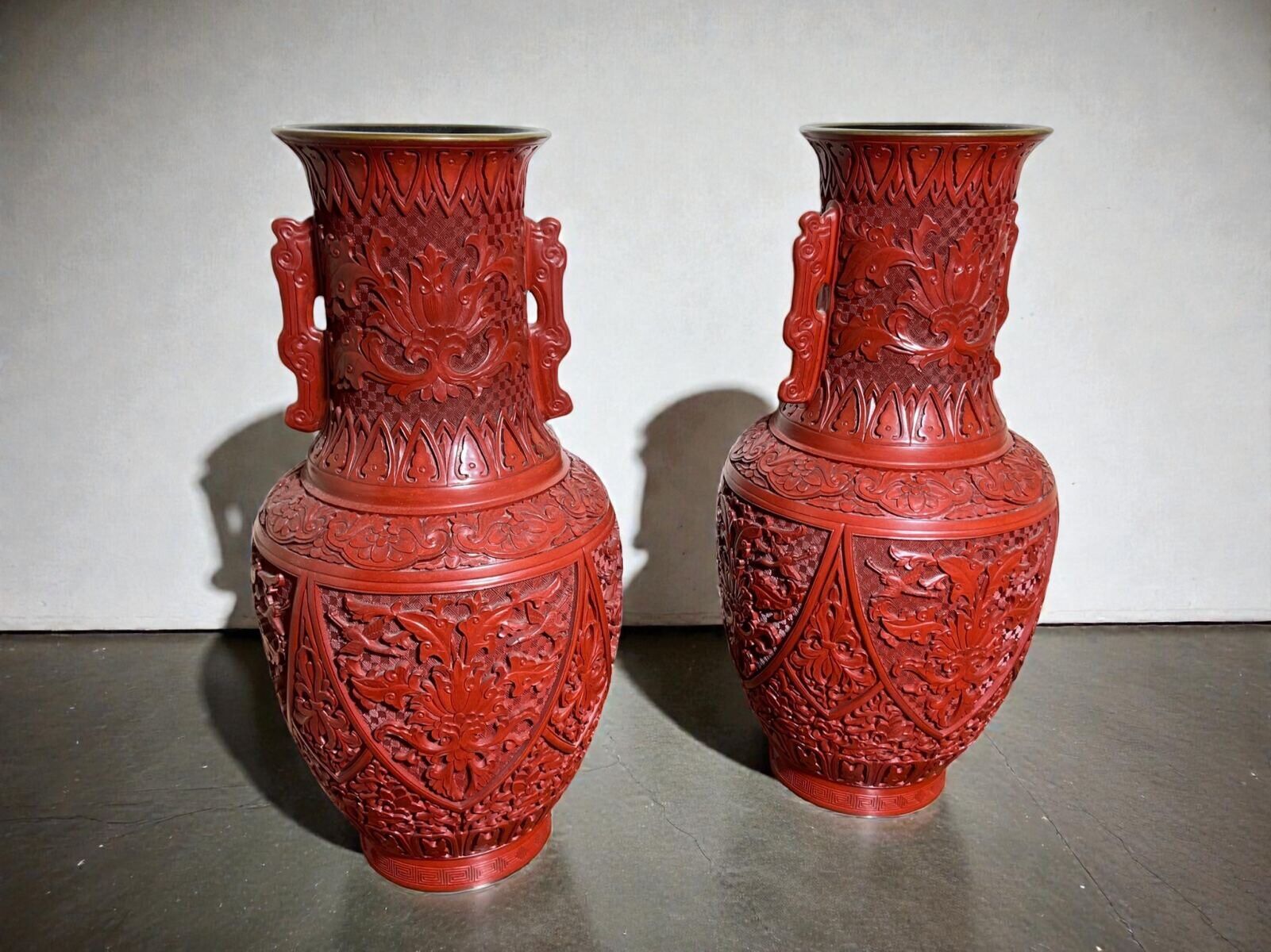 Dipinti: 1 Paar Lackvasen - Diaoqi China – Usato da Zürich venduto da kunstkauf